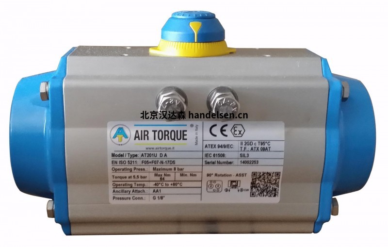 air_torque  AT-HD由碳鋼制成的執行器