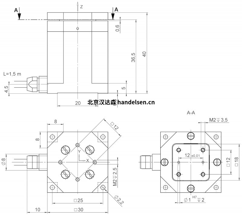 pi-P-363 PicoCube XY(Z) 壓電掃描儀參數