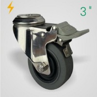 Blickle 車(chē)輪和腳輪 采用標準實(shí)心橡膠輪胎