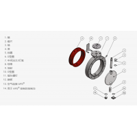 Warex DKZ APS?系列蝶閥，可在 -40 °C 至 +200 °C 的溫度范圍內使用