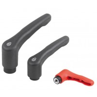 KIPP K1553內螺紋可調節手柄塑料安全功能防止打開(kāi)