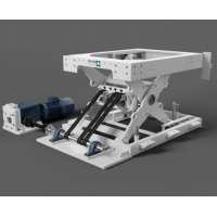 PRO-HUB 皮帶升降臺，最大高達 600 mm/s，最大有效載荷 10 t