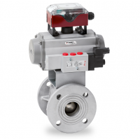 Warex Valve 球閥 DBV 400，法蘭連接，專(zhuān)門(mén)用于粉末和散裝處理
