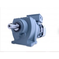 KEB 斜齒輪減速電機帶有實(shí)心輸出軸的經(jīng)典布置